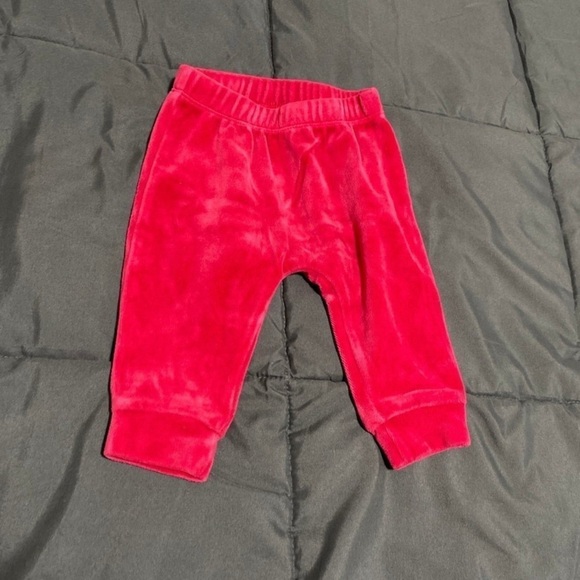 Super soft/velour red pants - Picture 1 of 3